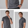 Long Sleeve T-shirt Thermal Underwear Tops Men Winter Clothes Thermal Shirt Autumn Men's Winter Tights High Neck Thin Slim Fit