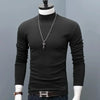 Long Sleeve T-shirt Thermal Underwear Tops Men Winter Clothes Thermal Shirt Autumn Men's Winter Tights High Neck Thin Slim Fit
