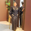 African Dresses for Women 2025 New Fashion Plus Size Sequin Evening Party Long Dress Dashiki Ankara Outfits Robe African Clothes