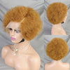 MALAIKA Kinky Curly Short Lace Front Wig Afro Bob Human Hair Natural Hairline 13X4 Lace Frontal Glueless Human Hair Wigs