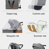 Kinderwagen 3 in 1 Kinderwagen für Babys, leichte Buggys, Babykutsche, ISOFIX BASIS, Baby Reisekinderwagen, Neugeborenenkinderwagen