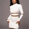 Articat Mesh Patchwork Perspective Long Sleeve Dress For Women's Tight Fit Midi Female Dress Fashion Street Party Club Vestidos