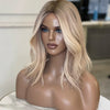 Damenperücken Ombre Aschblond Lace Frontal Perücken Synthetische Futura Top Qualität Lace Perücke Natürliche Wellen Glueless Perücke Damen Halloween