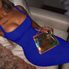 AliExpress Summer Sexy Tank Top Dress European and American Plus Size Women's Sleeveless Midi Dress
