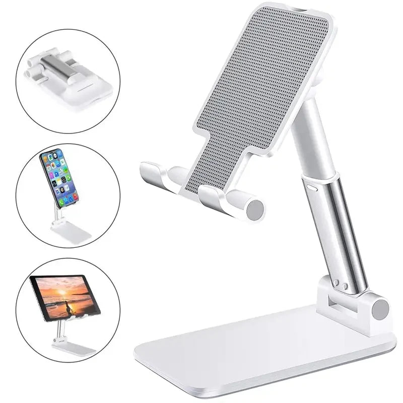Schreibtisch-Handyhalterung Ständer für iPhone iPad Xiaomi Verstellbarer Desktop-Tablet-Halter Universal Tisch-Handyständer
