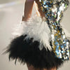 Heavy Industry Diamond Skincare DressEvent Party Performance Nightclub StageD] Singer Model G0G0 sexyPerformance Dress