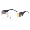 Neue 2024 Luxus Designer Square Sonnenbrillen Frauen Mode Trendy Punk Sonnenbrille Damen Farbverlauf Shades Brillen Oculos UV400