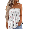 2022 Women Sexy Tube Top Summer Women Casual Tank Crop Tops Solid Color Elastic Design Backless Breathable Strapless Tops