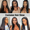 Wear And Go Glueless Pre Cut Wigs Human Hair Straight Lace Front Wigs Human Hair 13x4/13x6/5x5 Glueless Wear To Go Natural Black