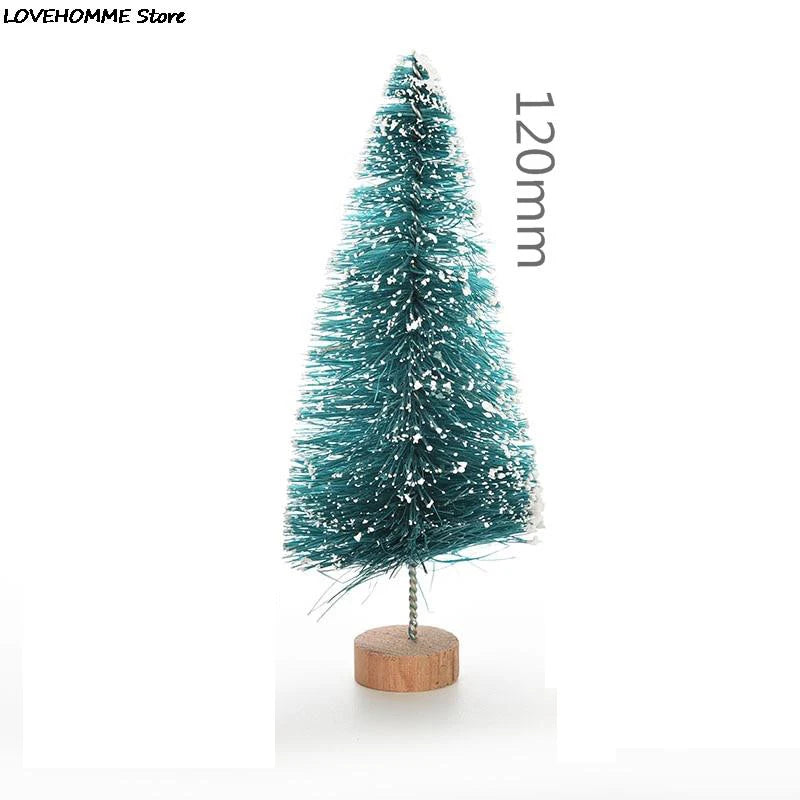 1/3/6 Stück Miniatur-Weihnachtsbaum, kleiner künstlicher Sisal-Schnee-Landschafts-Baum für Weihnachtsbastelarbeiten, Tischdekoration