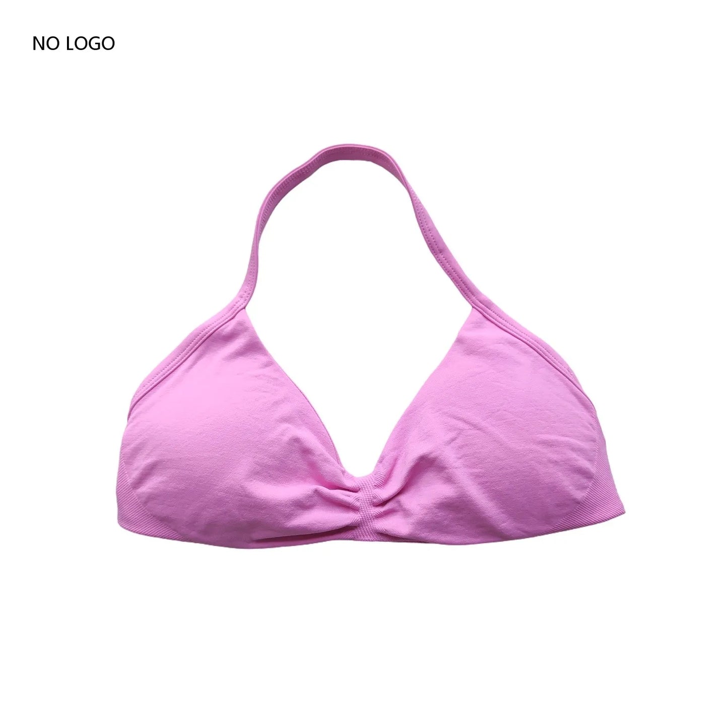 Impact Sports Bra Strappy Backless Yoga Gym Bra Removable Cups Women Workout Clothing Gym Top Halter Sport Bras