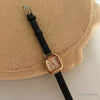 Heißer Verkauf Damenuhr Kleines Quadratisches Zifferblatt Dünnes Lederarmband Damenuhr Elegante Quarz-Damenuhren Lässige Uhr Damen