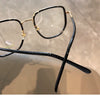 Transparent Computer Glasses Frame Women Men Anti Blue Light polygon Eyewear Blocking Glasses Optical Spectacle Eyeglass