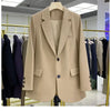 Candy Color Blazer Women Clothing Trends Long Sleeves Blazers Chic Office Ladies Jackets Luxury High-end Coat Vestido Outerwear