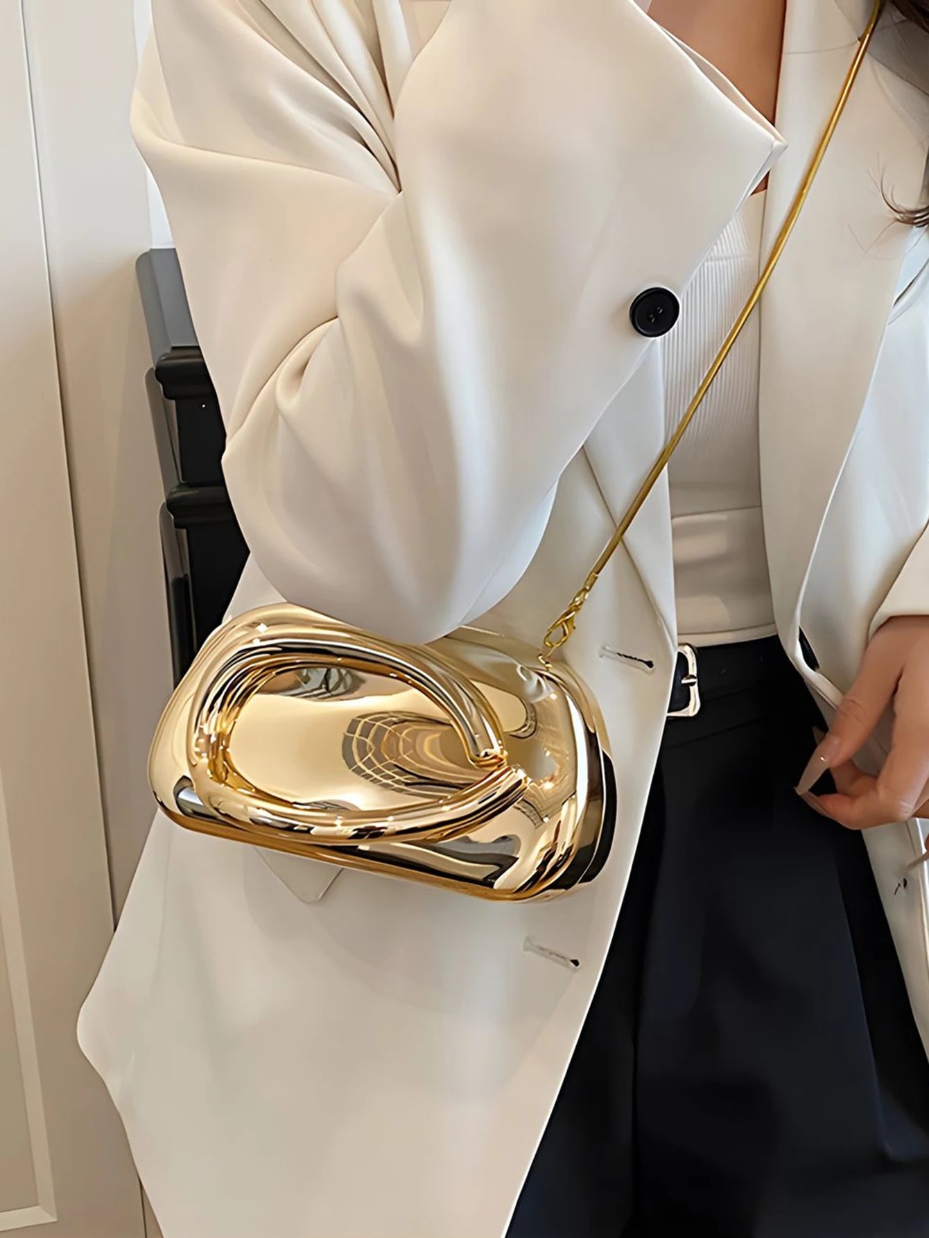 Mode Elegante Metallverschluss Boxförmige Umhängetaschen Damen Abendtaschen Hochzeit Mini Damen Geldbörse Party Niedliche Geldbörse Clutch