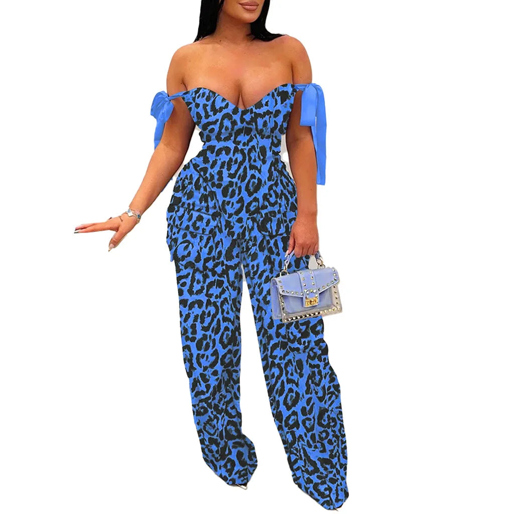 Two Pieces Women Pant Sets Print Matching Set Drawstring Pockets Sleeveless Top Elastic Waist Pants Slim Fit Casual 2026 Spring