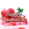 Valentinstag Geschenk 3D Pop Up Karte Jahrestag Hochzeit Geburtstag für Ehefrau Ehemann Grußkarten mit Umschlag und Notizkarte