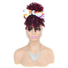 Synthetic Afro Puff Drawstring Ponytail Hair Bun 10 Inch Short Afro Kinkys Curly Afro Bun Extension Hairpieces Large Size