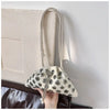 Portable Metal Stud Rivet Shoulder Bag Spicy Girl Chain Y2k Underarm Bag Punk Style Handbag Drawstring Crossbody Bag Daily