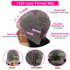 HD Transparent Lace 200 Density 13x4 13x6 Full Frontal Lace 99j Burgundy Preplucked Colored Deep Wave Frontal Human Hair Wig