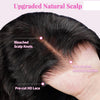 13x4 Lace Frontal Perücke Echthaar Kurze Bob Perücke Body Wave 4x4 HD Lace Front Verschluss Perücke Brasilianisches unbehandeltes Haar Natur Schwarz Farbe