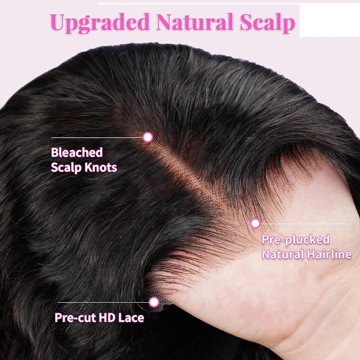 13x4 Lace Frontal Perücke Echthaar Kurze Bob Perücke Body Wave 4x4 HD Lace Front Verschluss Perücke Brasilianisches unbehandeltes Haar Natur Schwarz Farbe