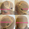Damenperücken Ombre Aschblond Lace Frontal Perücken Synthetische Futura Top Qualität Lace Perücke Natürliche Wellen Glueless Perücke Damen Halloween