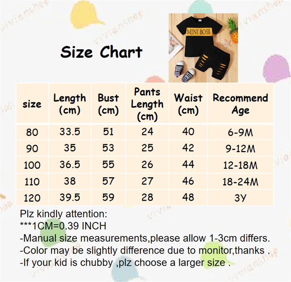 0-3 Years Toddler Newborn Baby Boy 2PCS Clothes Set Summer Casual Suit Letters Print Short Sleeve T-shirt + Shorts Sport Outfit