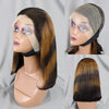 4/30/4 Farbe Echthaar Bob Perücke Glatt 13x4 Lace Front Echthaar Perücken Brasilianische Perücke Kurze Echthaar Bob Perücken Ombre Perücke