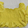 Chic Women Sweet Set Puff Sleeve Crop Tops and Shorts Outfits Solid Stretch Pleated Sexy Summer Girl 2 Two Piece Suit