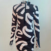 Sexy Long Sleeve Bodycon Mini Dress Women Autumn 2023 Fashion Deep V Neck Print Club Outfits Party Dresses Casual Robe Femme