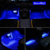 Neon LED Car Interior Ambient Foot Strip Light Accessories Back light Remote App Music Control Auto Decorative Atmosphere Lamp