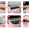 Pink Bling Auto-Zierleisten selbstklebend 5m Strass Auto-Interieur-Zubehör für Frauen Auto Kristall Tür Aufkleber Auto Armaturenbrett s