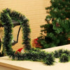 Weihnachten Grüne Zuckerrohr Bänder Girlande DIY Weihnachtsbaumschmuck Grüne Zuckerrohr Bänder Kranz Hängender Anhänger Haus Party Dekoration