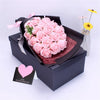 18Pcs/Box Soap Flower Bouquet Beautiful Flora Scented Bath Soap Flower in Gift Box for Anniversary Valentine's Day Mother Day