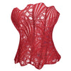 Hollow Out Corset Tops Irregular Hem Fishbone Underbust Top Slim Bandage Shapewear Bustier Korset Costumes Evening Party Corset