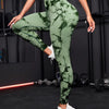 WAREBALL New Tie Dye Yoga Pants Gym Leggings Women Seamless High Waist Push Up Sport Tights Fitness Workout Leggins