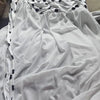 Sexy Polka Dot See through Beach Dress with Neck Hanging Long Polyester Blend Fabric Swimwear Cover up Irregular Hemline