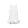 TRAFZA Sexy Solid White Flower Bud Tierred Red Mini Dress Safety Pants Women Dress New 2025 Spring Autumn Fashion Party Dress