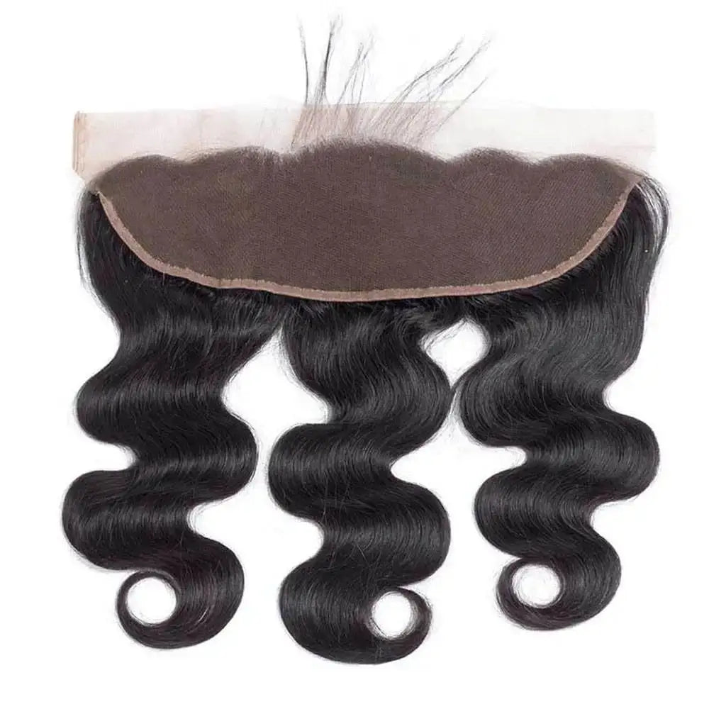 Peruanisches Haar 4x4 Lace Closure Vorgezupft Glattes Haar 13x4 HD Transparente Lace Frontal 100% Echthaar Natürlicher Haaransatz