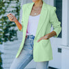 Autumn Pink Blazer Women Slim Elegant Blazers Jacket Women's Buttons Double Breasted Blazer Office Ladies Work Coats Jacket