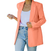 Autumn Pink Blazer Women Slim Elegant Blazers Jacket Women's Buttons Double Breasted Blazer Office Ladies Work Coats Jacket