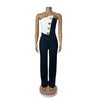 Elegante Jumpsuits für Damen Frühjahr/Sommer 2025 Sexy Spicy Girl Party Button Overalls Streetwear Damen Jumpsuit Hose Fashion