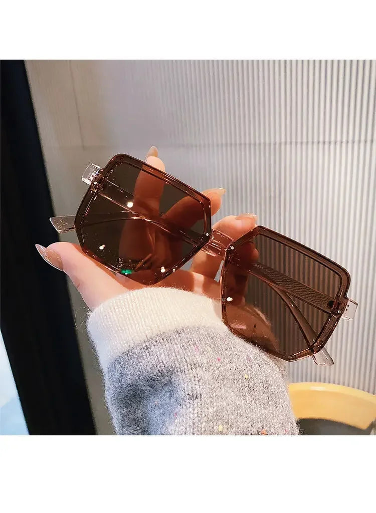 Damen Polygon Sonnenbrille Damen Klassisch Vintage Kleine Fassung Neue Sonnenbrille Outdoor Autofahren Modebrille UV400 Oculos De Sol