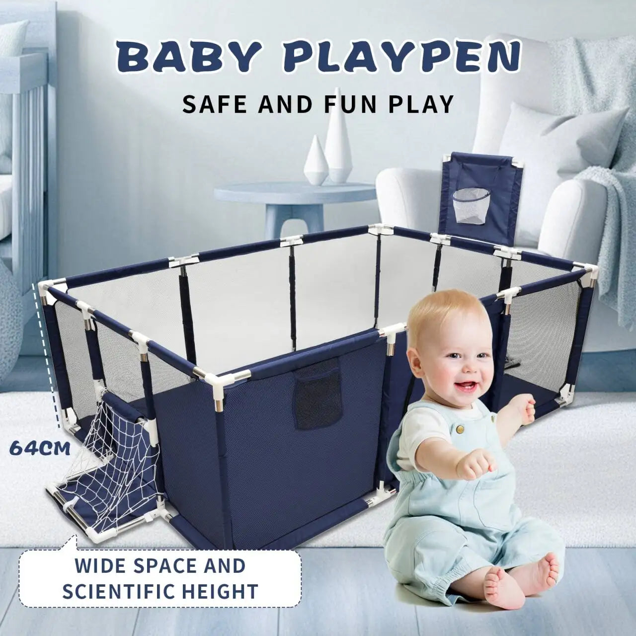 IMBABY Laufgitter Für Kinder Verschiedene Modelle Baby Bällebad Bett Zaun Kinder Indoor Basketball Und Fußball Spielhof