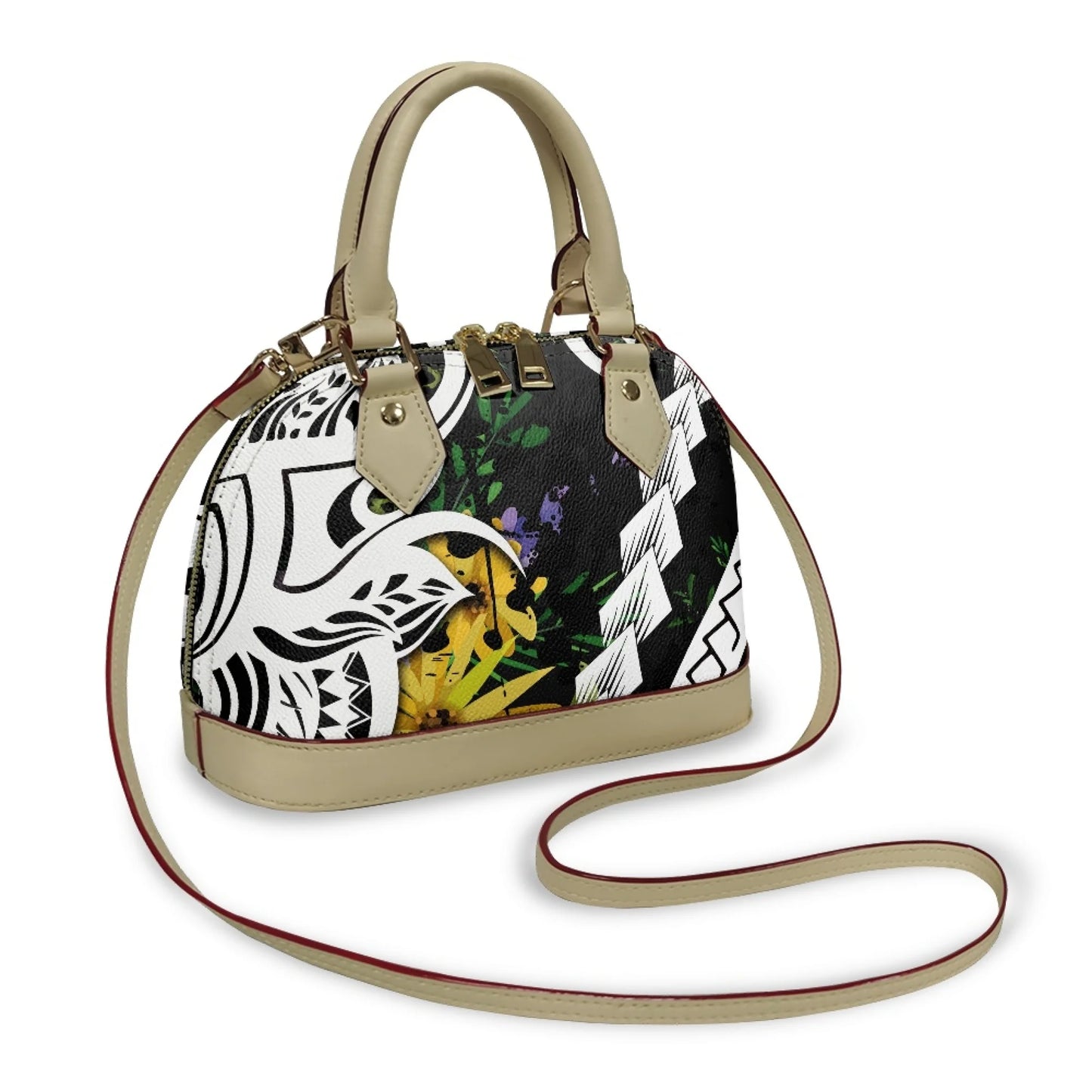 Polynesische Damen-Umhängetasche 2025 Neues Design Samoa-Musterdesign Maßgeschneiderte Damenhandtasche Party Quadratische Umhängetasche