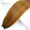 JSNME Micro Feather New hair extensions 100% Real Natural Human Hair Comfort Invisible 14-28 inch Black Brown Blonde 613 color