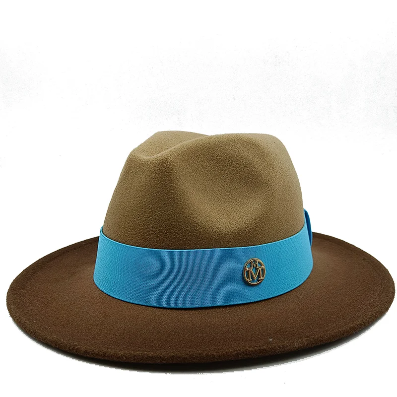 Low price wholesale Fedora hats men's and women's jazz hats red and white new tie dyed Fedora hats autumn classic hats sombrero