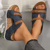 Neue Ankunft Damen Sommer 2025 Neue Plateau-Keilabsatzsandalen Übergröße Bequeme Freizeit Outdoor Offene Zehen Strandslipper