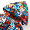 Two Sets Of Baby Boys Casual Cute Monster Pattern Half Open Front Hoodie & Pants Spring And Autumn